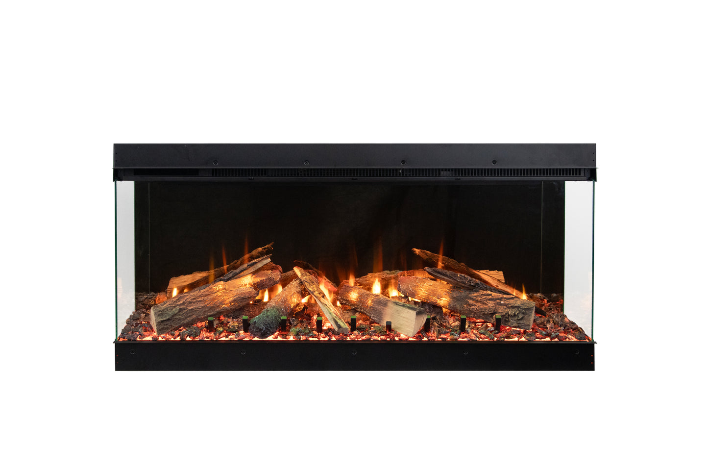 LumaForest 3 sided electric fireplace
