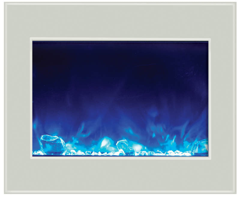 Amantii ZECL-39-4134-WHTGLS – Electric Fireplace