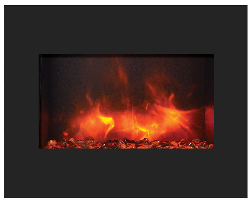 BLACK GLASS SURROUND W/ CLEAR VIEWING AREA - 10701130D