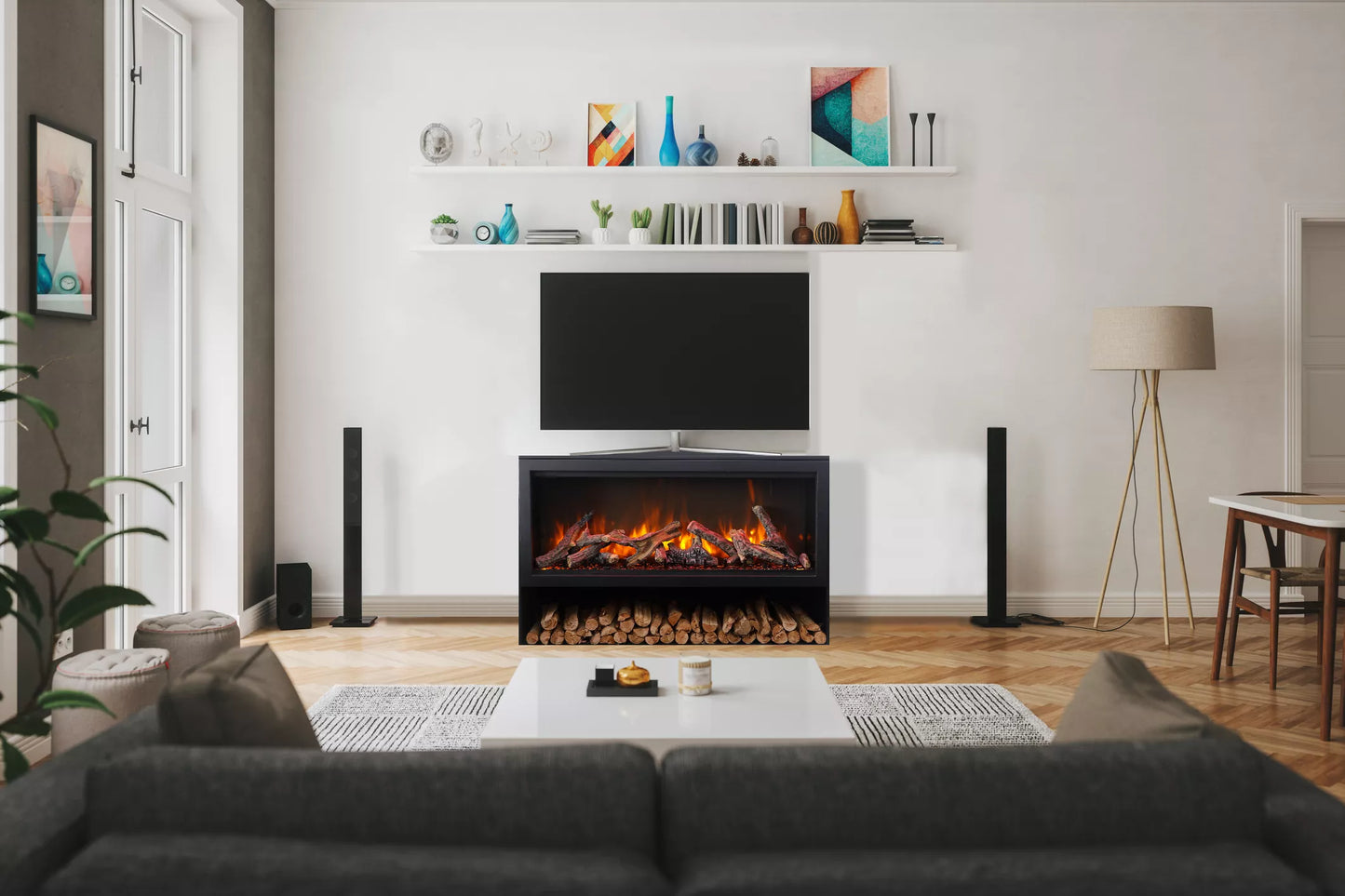 Pedestal Display for TRD Electric Fireplaces