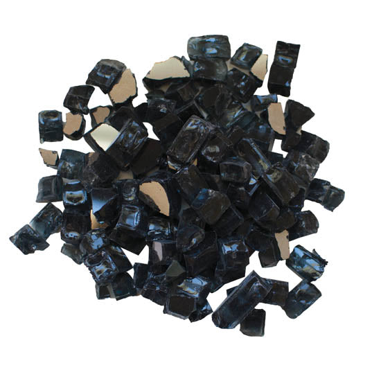 Fire Glass Media - ''Charcoal' Reflective - AMSF‐GLASS‐03