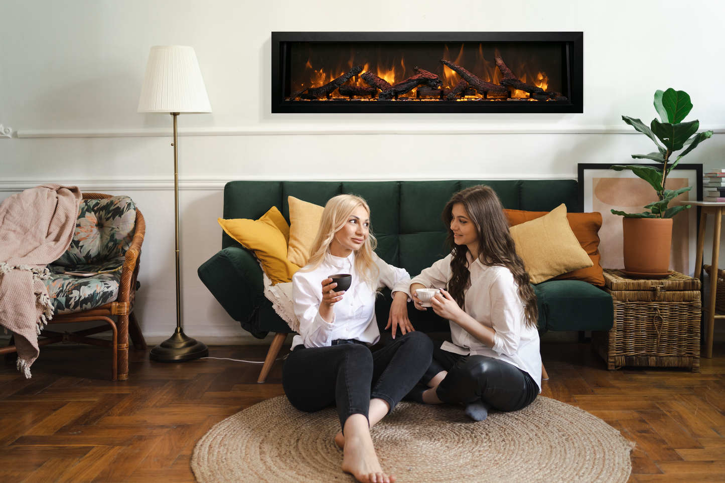 Amantii BI-DEEP-XT LUMINA Electric Fireplace (BI-XT Lumina)