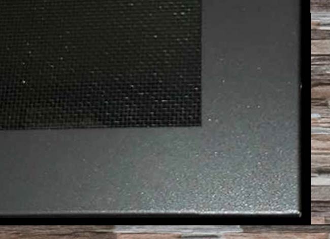 Austin Clean Face Black Surround with safety barrier