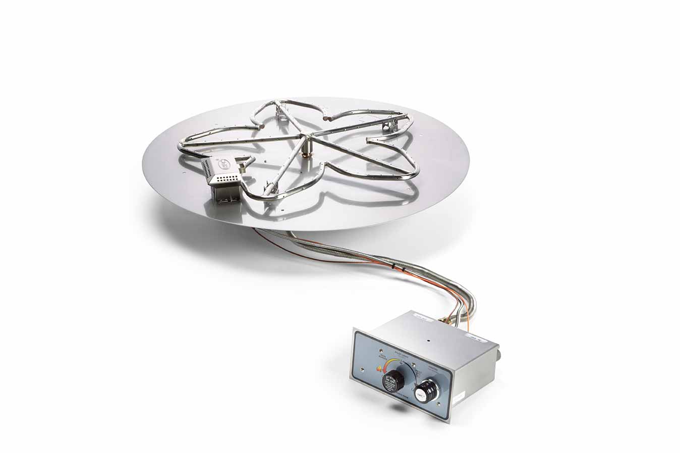 Fire Pit Insert - Round Flat Push Button/Flame Sense Model (FPPK)