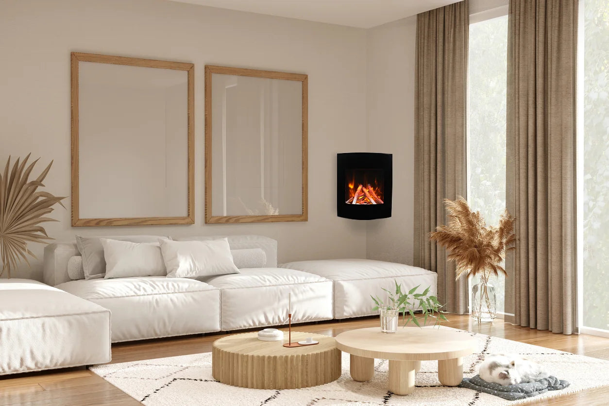 Amantii WM-BI-2428-VLR-BG Electric Fireplace