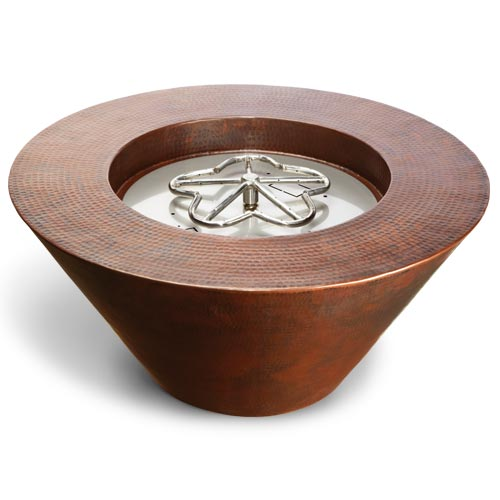 HPC 32" Mesa Copper Fire Bowl – Electronic Ignition or Match Lit