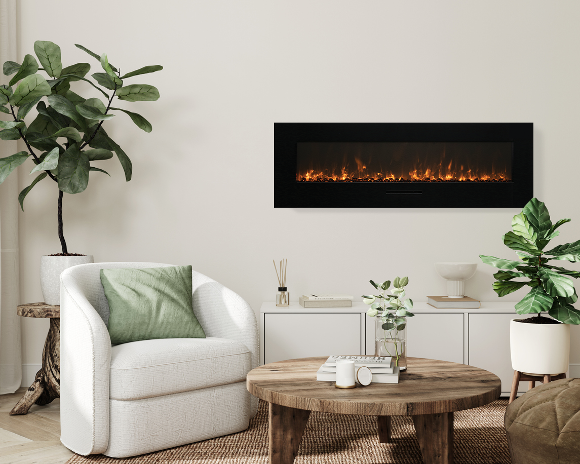 Amantii WM-FM-BG Lumina Electric Fireplace