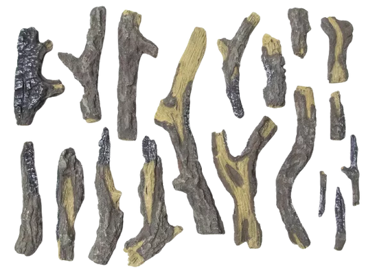 18PCE Oak Log-Set