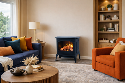 Cast Iron Freestand Electric Fireplace E50-HO, E70-HO