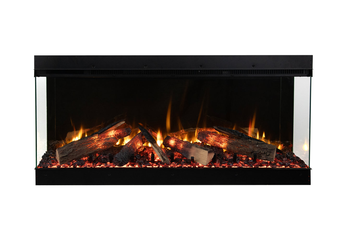 LumaForest 3 sided electric fireplace