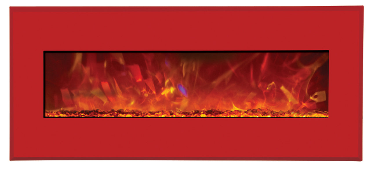 Amantii WM-BI-43-5123-CANDYAPPLERED Electric Fireplace