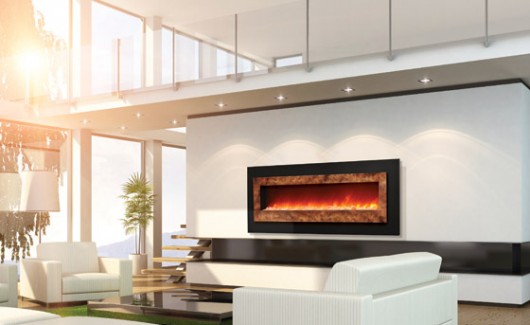 Amantii – WM-FML-85 Linear Electric Fireplace