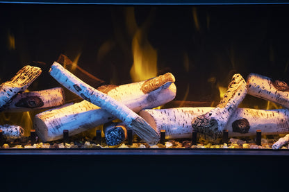 Amantii TRU VIEW Extra Tall- Extra Long LUMINA - 3 Sided Electric Fireplace