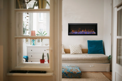 Symmetry Extra Tall Smart Electric Fireplace